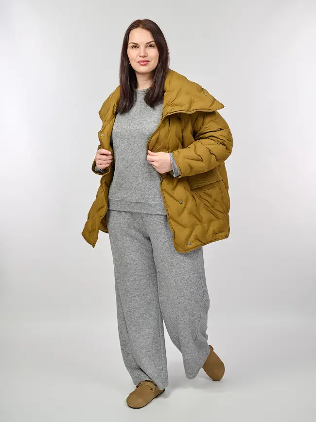 Куртка 38312 Размер 50-56 (кэмел) Уценка фото 2