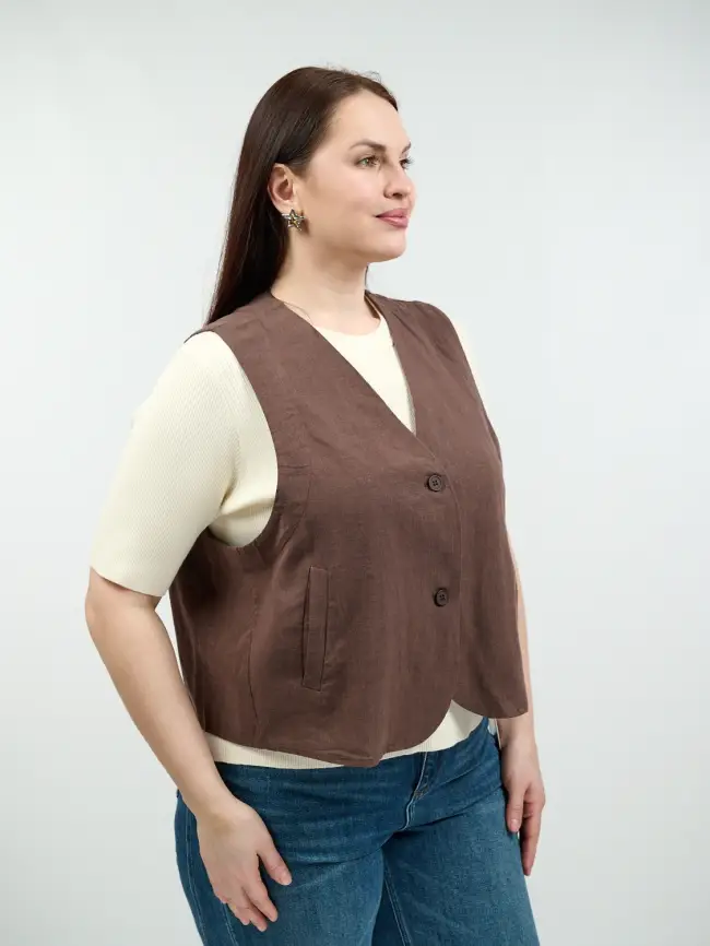 Жилет 25017 Размер 50-56 фото 30