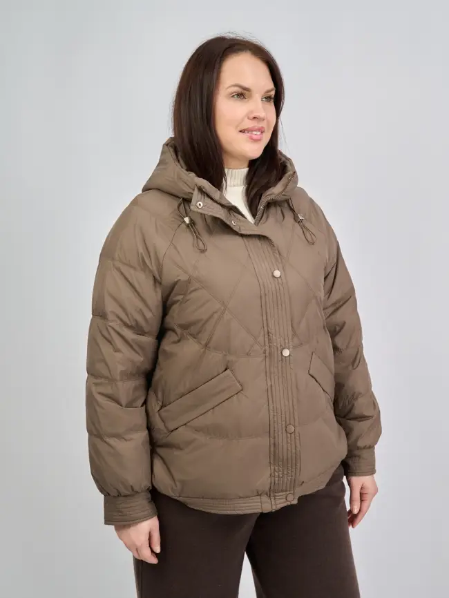 Пуховая куртка ЭттоПлюс 2553 Размер 48-54 фото 207
