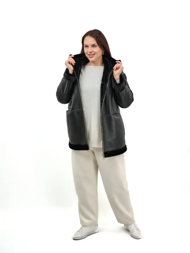 Дубленка 122802 Размер 50-54 фото 8