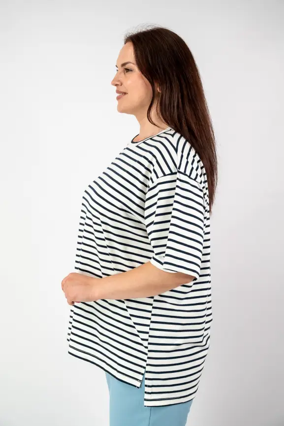Футболка в полоску ЭттоПлюс 034 Размер 50-58 фото 102