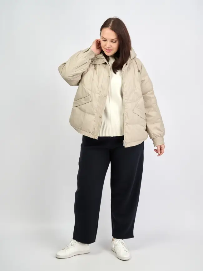 Пуховая куртка ЭттоПлюс 2553 Размер 48-54 фото 39