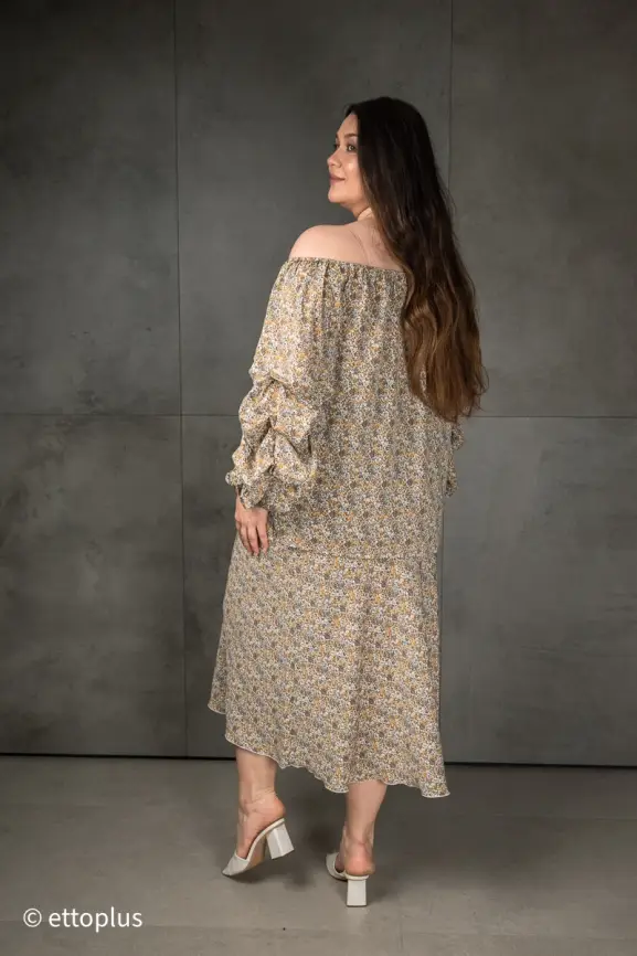 Блуза ЭттоПлюс 34184 Размеры 50-58 фото 23