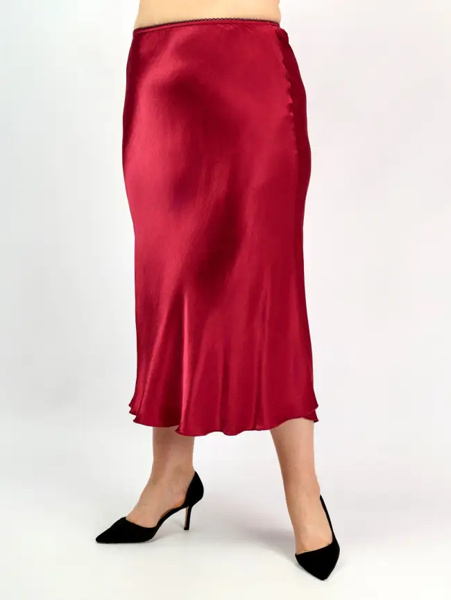 Юбка атлас 9298-1 Размер 48-56 фото 122