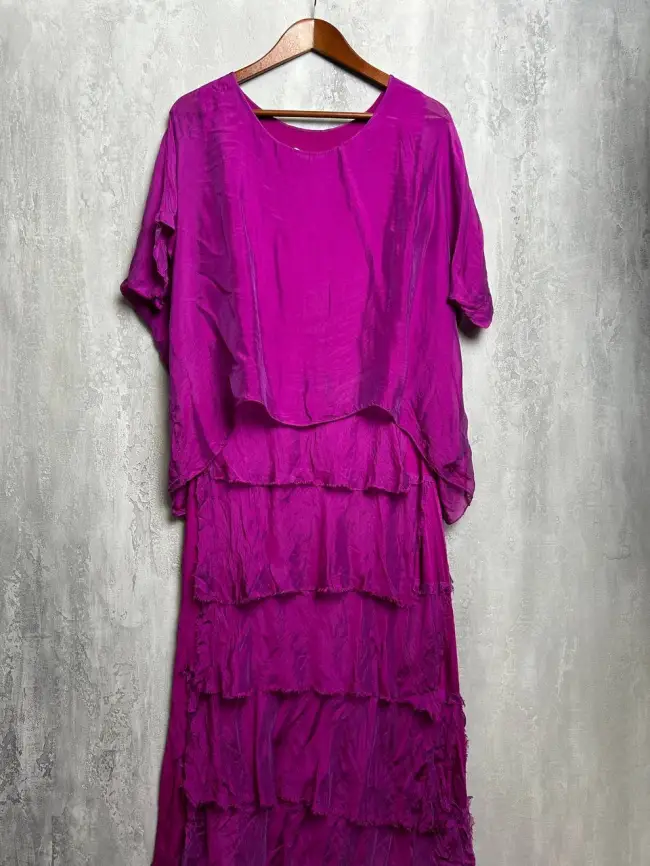 Платье шелк рваное 2388-06 фото 27