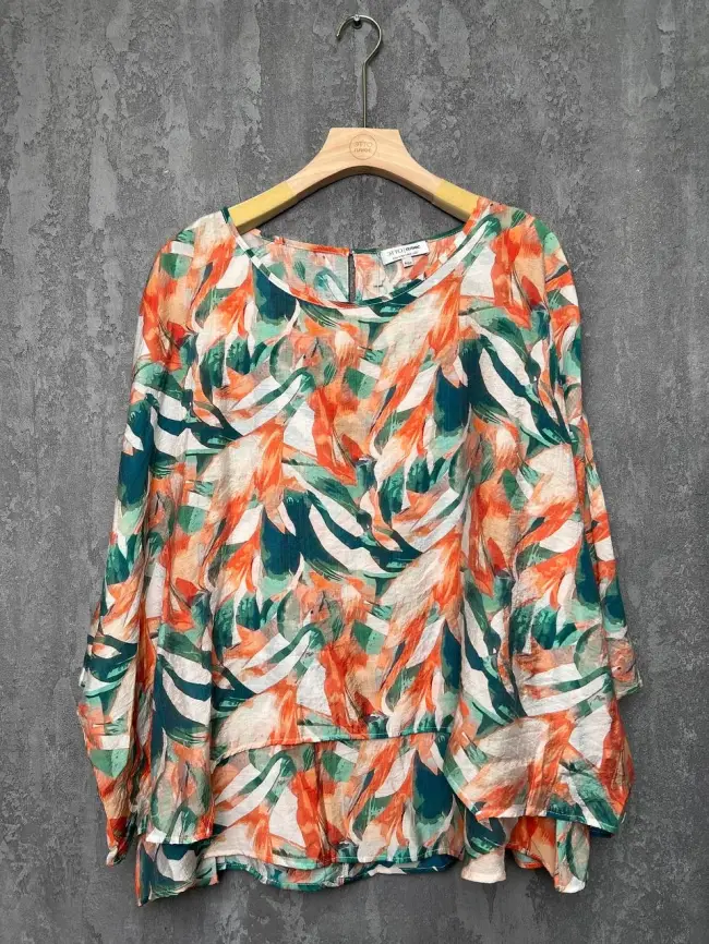 Блуза ЭттоПлюс 30059 Размер 50-58 фото 34