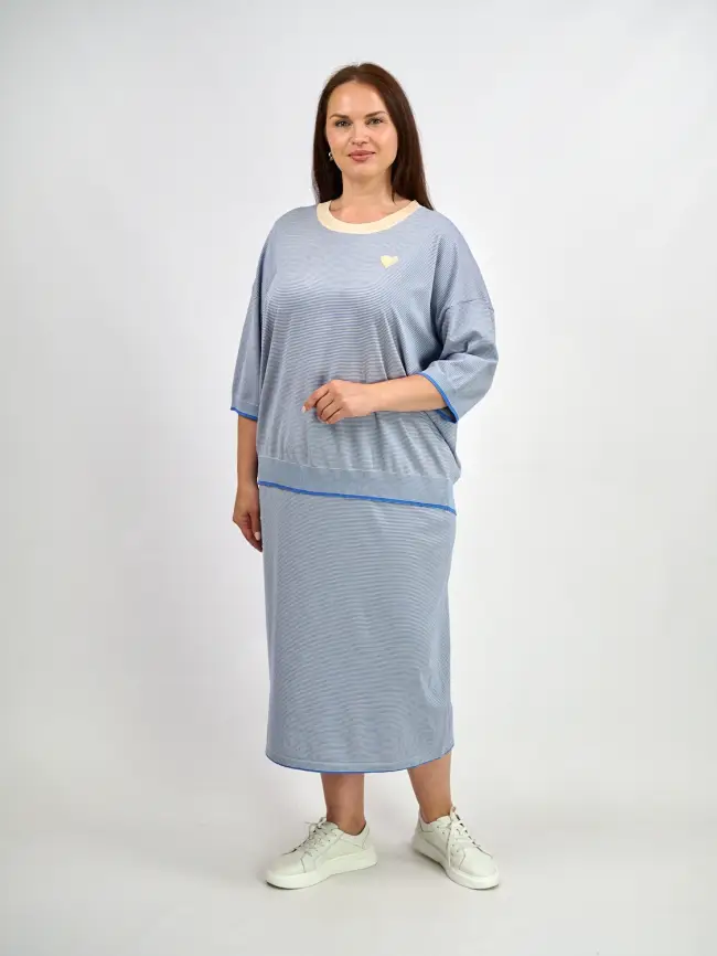 Костюм двойка ЭттоПлюс 25418 Размеры 52-58 фото 19