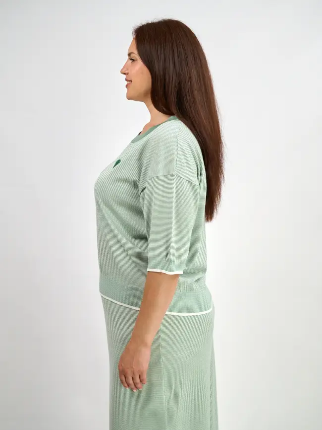 Джемпер облегченный ЭттоПлюс 25415 размер 48-54 фото 53