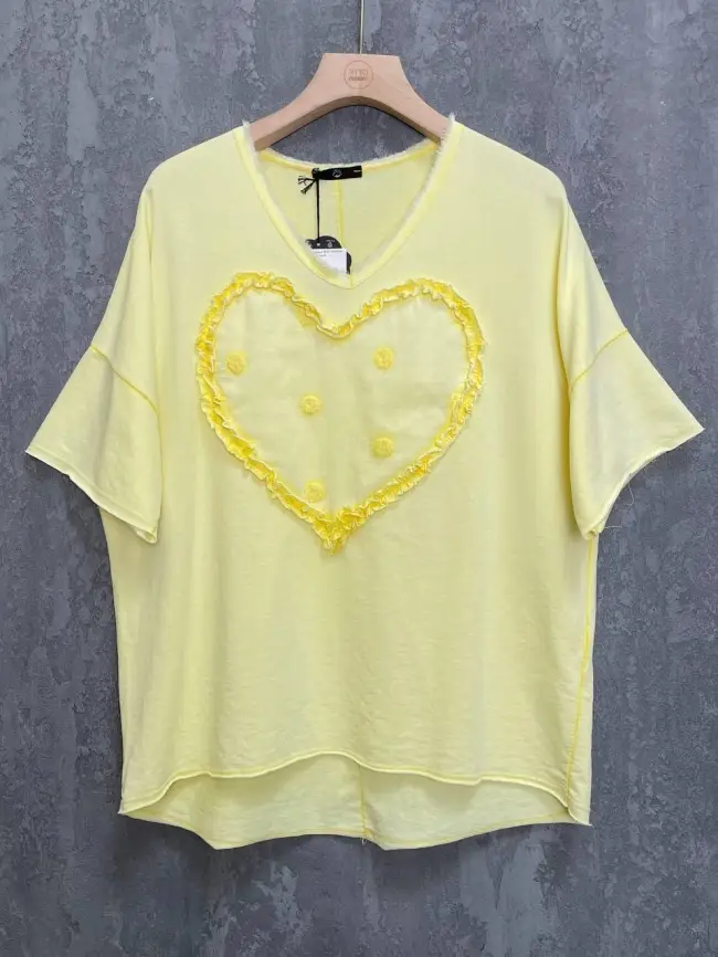 Футболка Сердце 6001 Италия Размер 50-58 фото 14