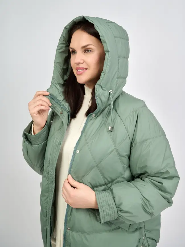 Пуховая куртка ЭттоПлюс 2553 Размер 48-54 фото 58