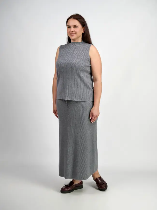 Юбка лапша ЭттоПлюс 493 Размер 50-56 фото 27