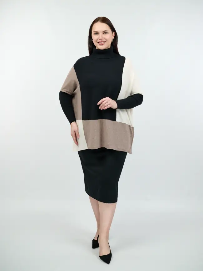 Юбка-карандаш ЭттоПлюс 272 Размер 50-54 фото 3