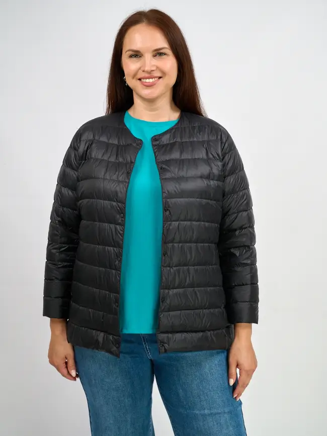 Легкая пуховая куртка 8802 Размер 46-56 фото 19