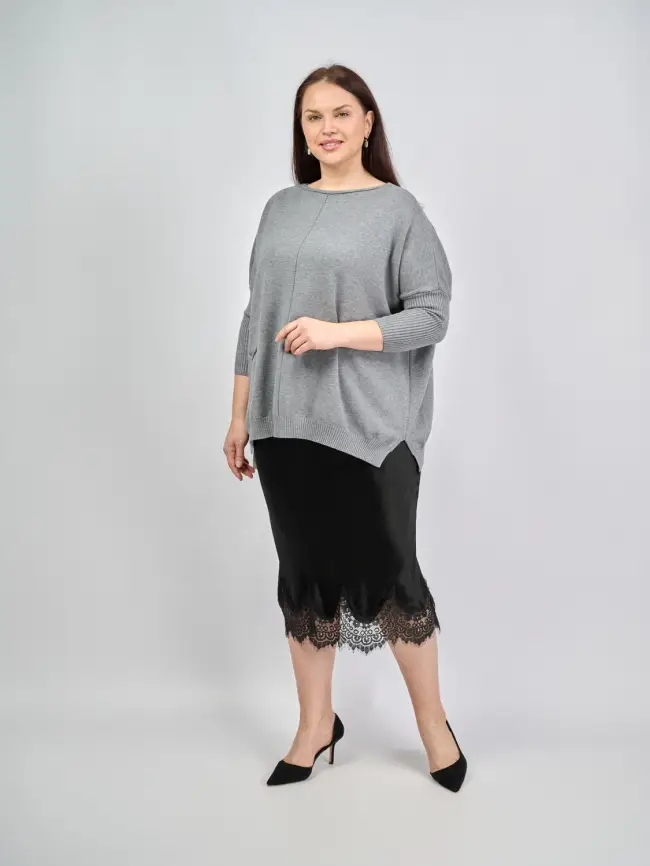 Джемпер 1444 Италия Размер 50-58 фото 19