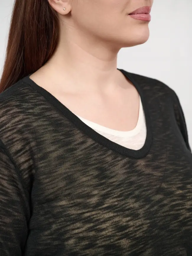 Джемпер короткий рукав 23066 размер 50- 58 фото 8