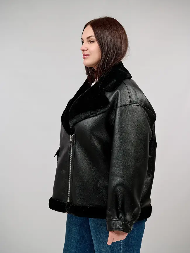 Дубленка 121103-1 Размер 54-58 фото 4