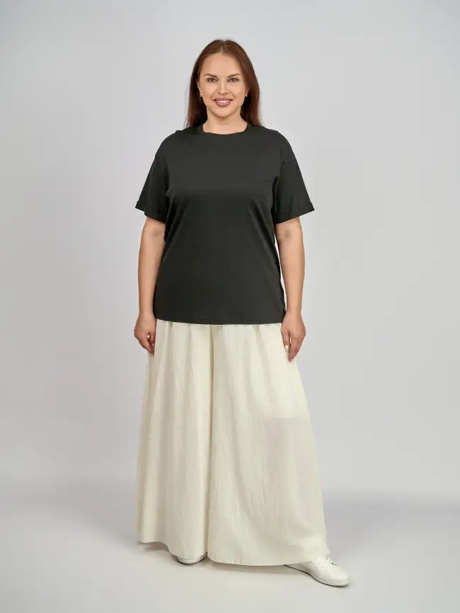 Брюки юбка 2095 Размеры 46-58 фото 3