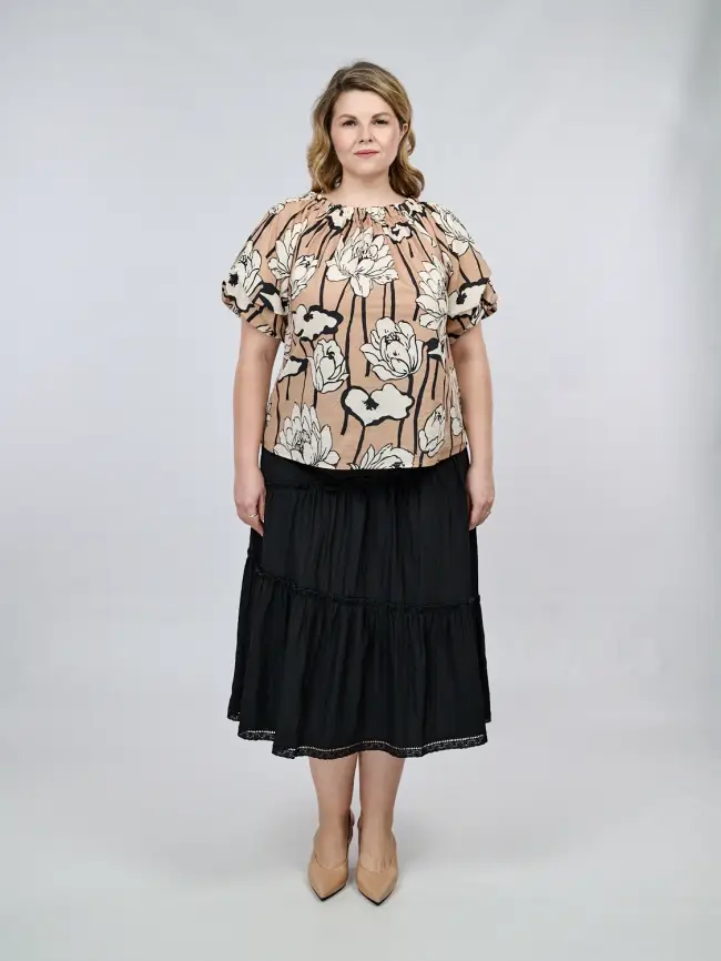 Блуза 26130 размер 46-50 фото 3