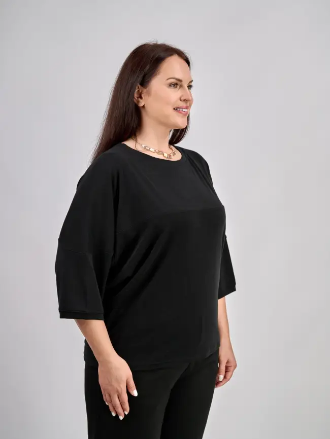 Блуза ЭттоПлюс 12266 Размер 50-58 фото 3