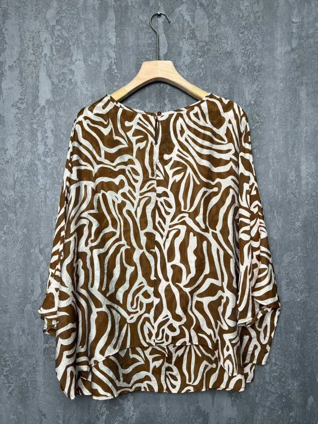 Блуза ЭттоПлюс 30059 Размер 50-58 фото 56