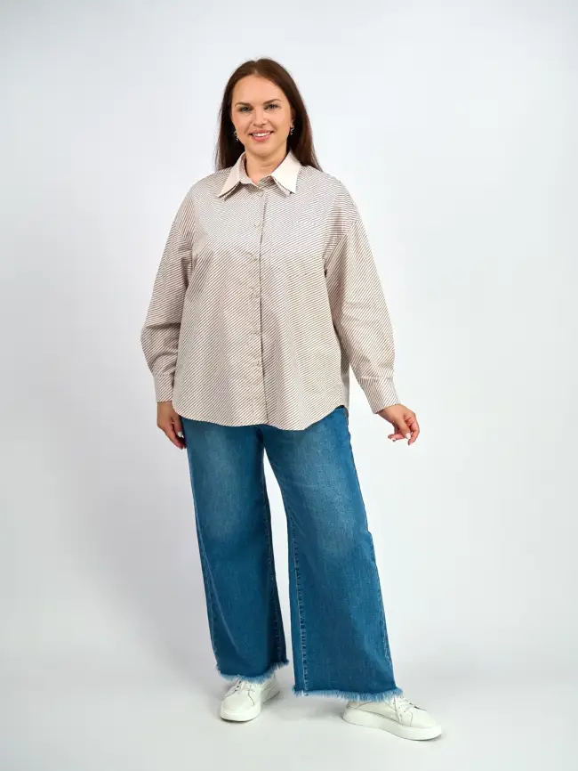 Джинсы палаццо 999 Размеры 50-58 фото 33