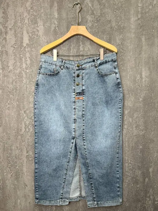 Юбка джинсовая 2331-B Турция фото 34