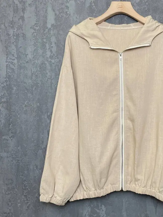 Бомбер лен 25016 фото 16