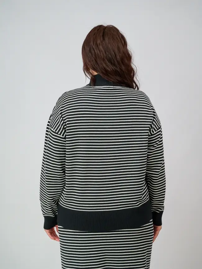 Джемпер на молнии ЭттоПлюс 25411 Размер 52-58 фото 15