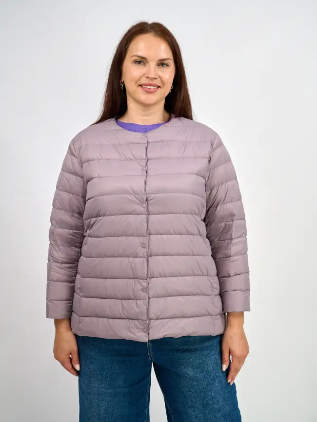 Легкая пуховая куртка 8802 Размер 46-56 фото 95