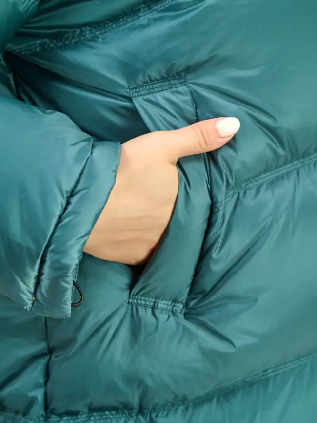 Пуховик зимний 9903 удлиненный Размер 50-60 фото 21