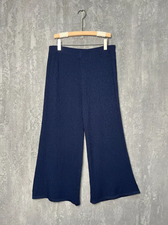 Кюлоты трикотажные 2137 (темно-синий) Уценка фото 1