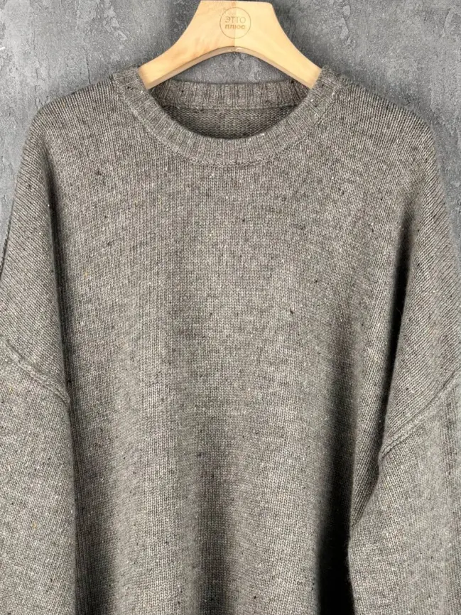 Джемпер рваный оверсайз 58196 Размер 48-58 фото 14