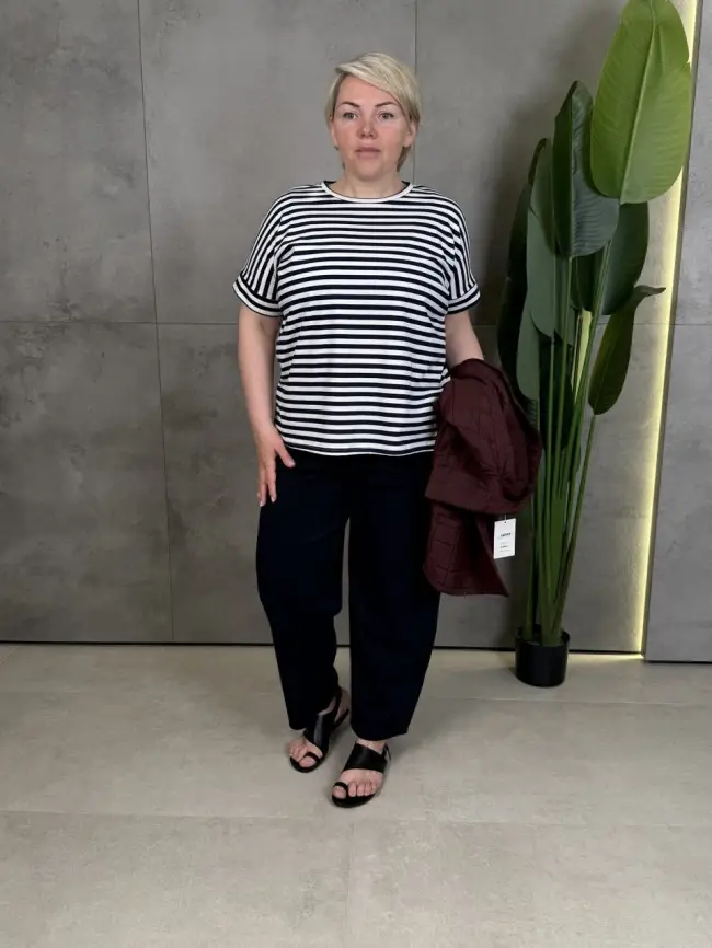 Футболка в полоску ЭттоПлюс 010-1 Размер 50-58 фото 52