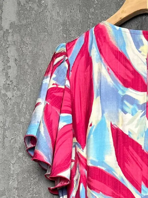 Платье на запахе ЭттоПлюс 044 размеры 48 - 58 фото 33