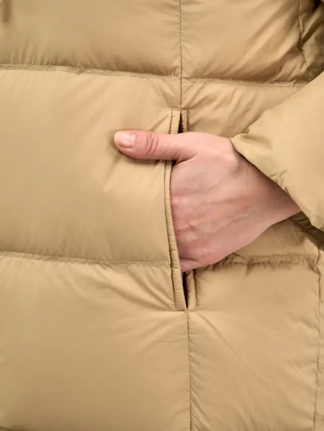 Пуховое пальто 870 Размер 48-54 фото 33