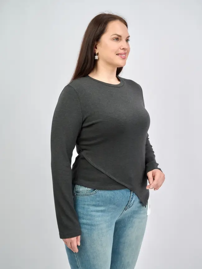 Лонгслив 25209 Размер 48-54 фото 35