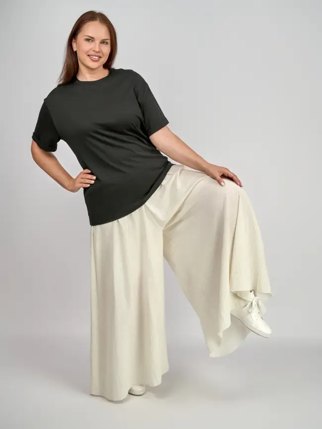 Брюки юбка 2095 Размеры 46-58 фото 4