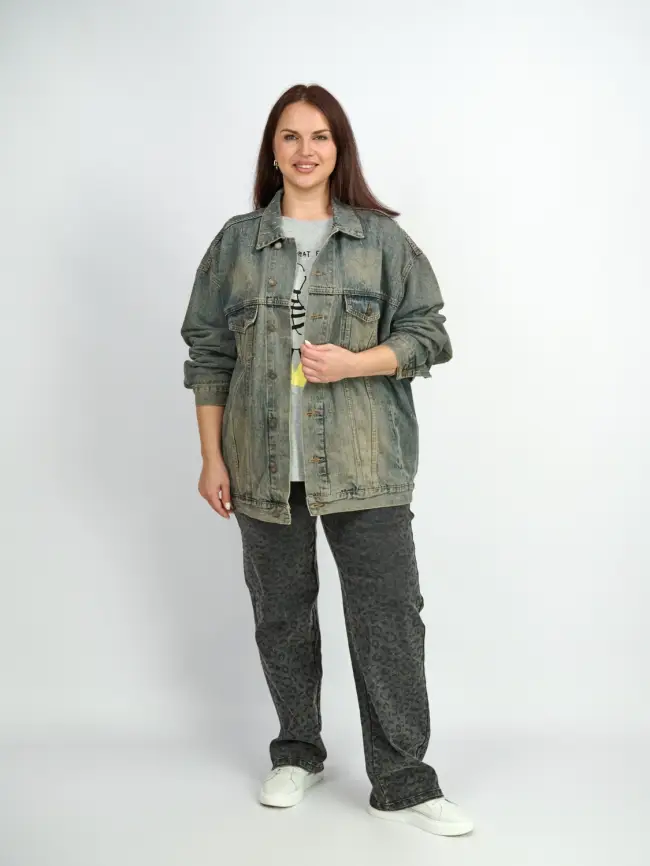 Джинсы Турция Duran 9087 Размеры 54-64 фото 14