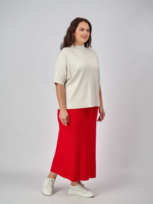 Юбка лапша ЭттоПлюс 493 Размер 50-56 фото 76