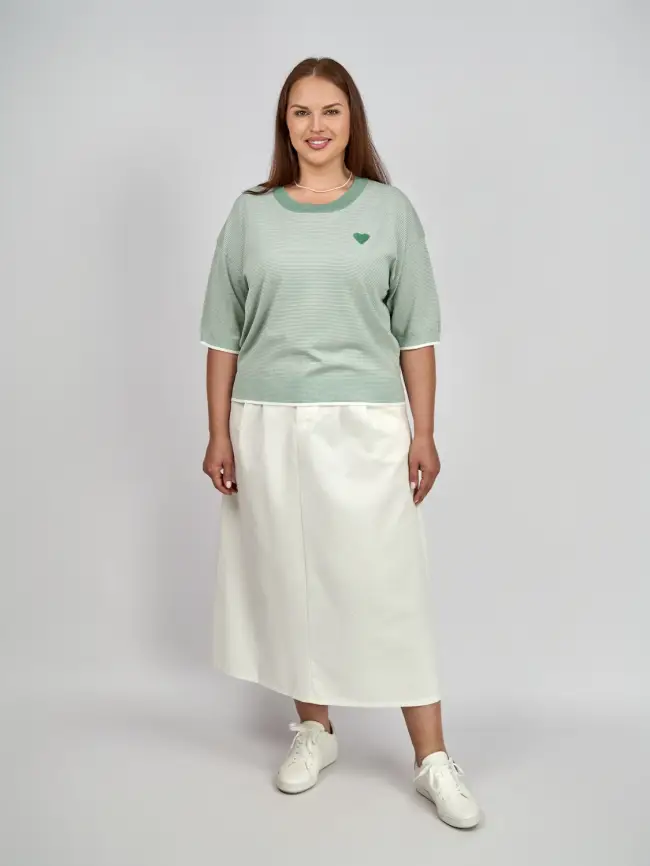 Джемпер облегченный ЭттоПлюс 25415 размер 48-54 фото 44