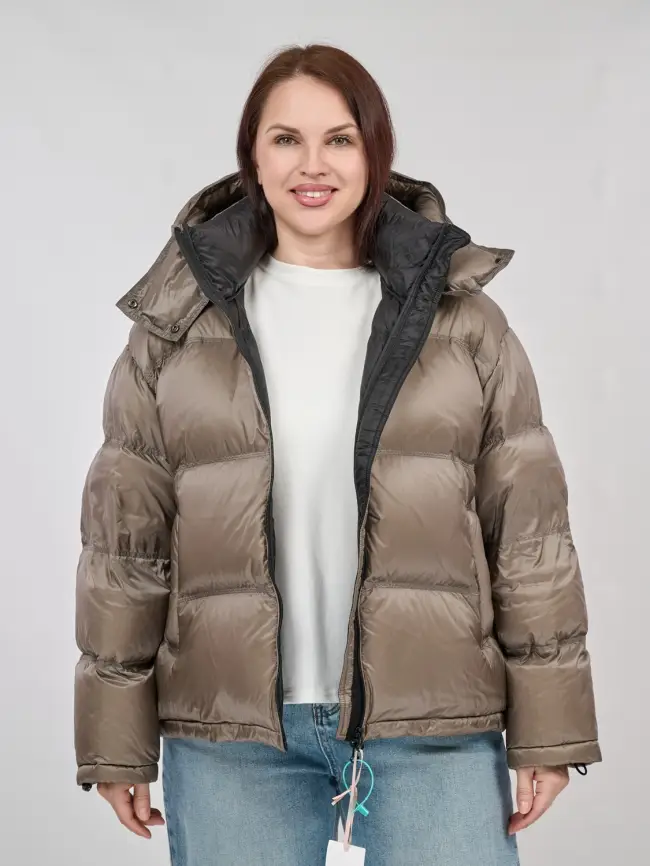 Пуховик зимний короткий 9903 Размер 50-58 фото 74