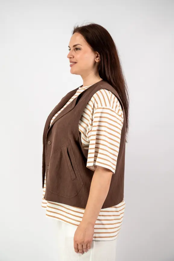 Футболка в полоску ЭттоПлюс 034 Размер 50-58 фото 42