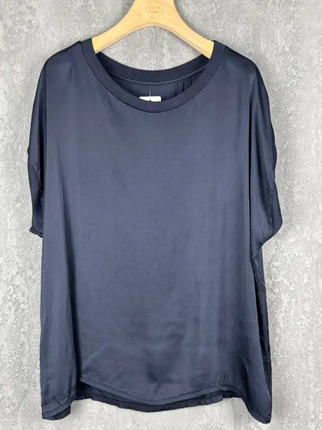 Блуза атлас 23063 Италия Уценка фото 1