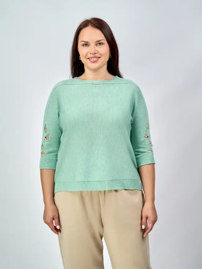 Джемпер гранж 8912 Размер 50-58 фото 56