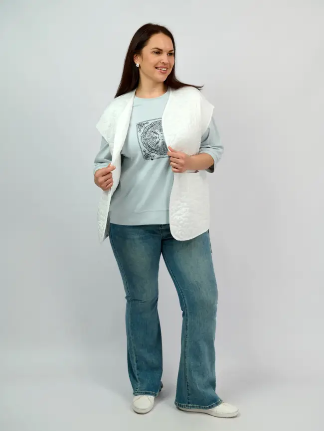 Лонгслив с принтом 95048 Размер 54-58 фото 59