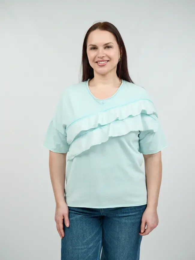 Футболка Волан Италия 5066-3 Размер 50-56 фото 1