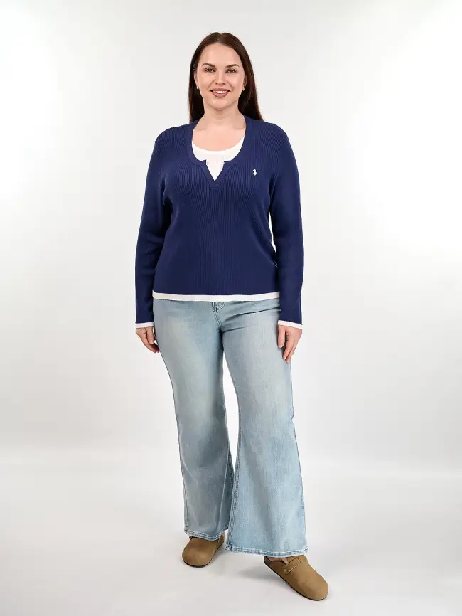 Джемпер 8251 Размер 48-58 фото 16