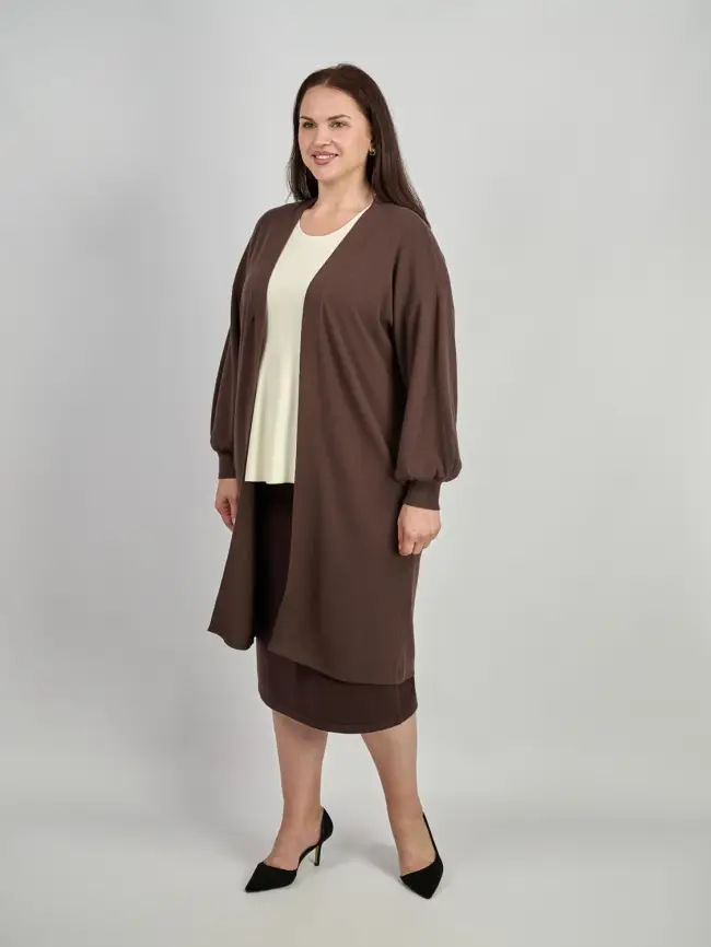 Кардиган ЭттоПлюс 1061 Размер 48-58 фото 61