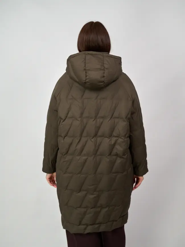 Пальто стеганое облегченное 8809 фото 19