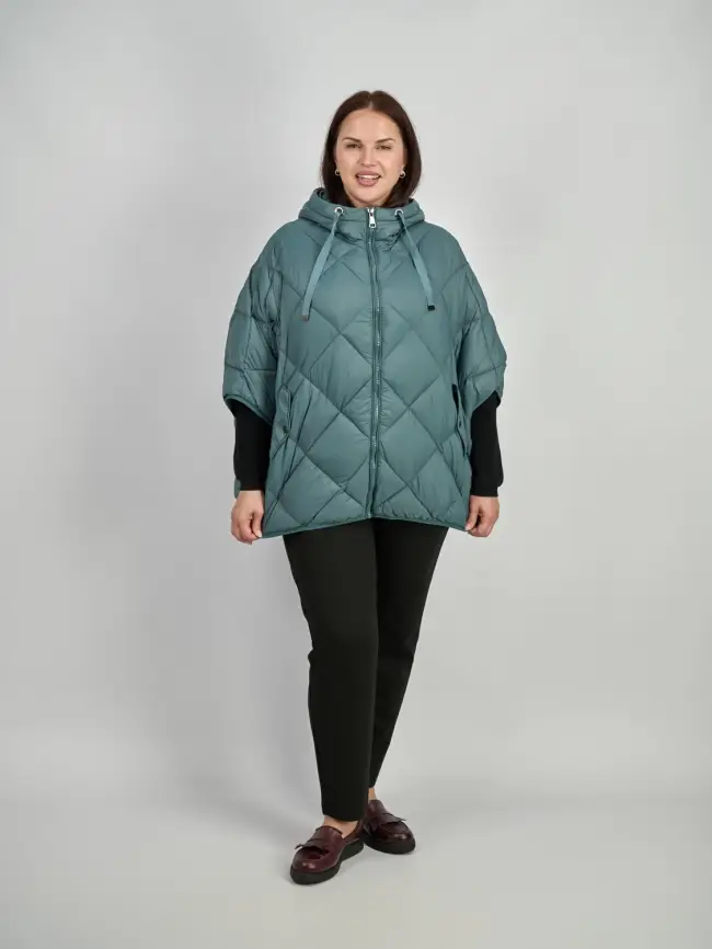 Пончо Италия 2335 Размер 48-62 фото 55